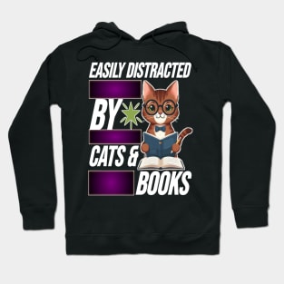 Easily Distracted by Cats Hoodie